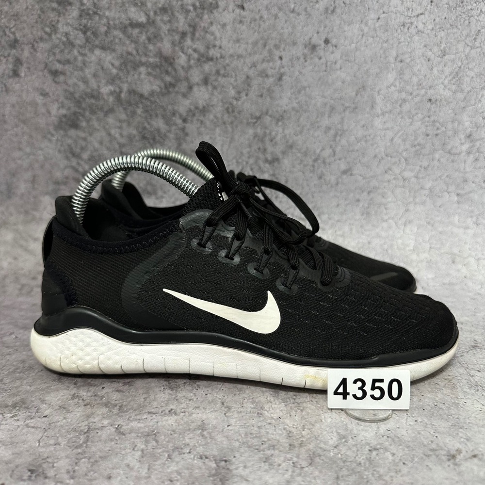 Nike Free RN 2018 Women 7.5 Black Running Shoes 942837-001 Sneaker